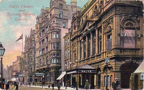 "Daly's Theatre and Leicester Square, London"