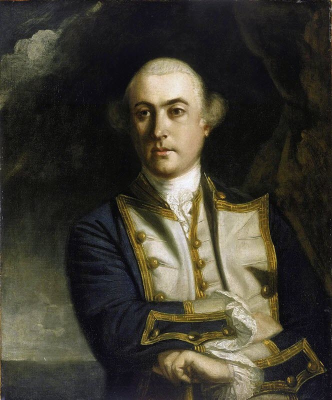 Portrait of John Byron by Joshua Reynolds, 1759.