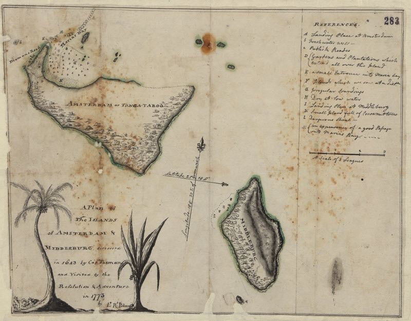 Amsterdam and Middleburg Islands.