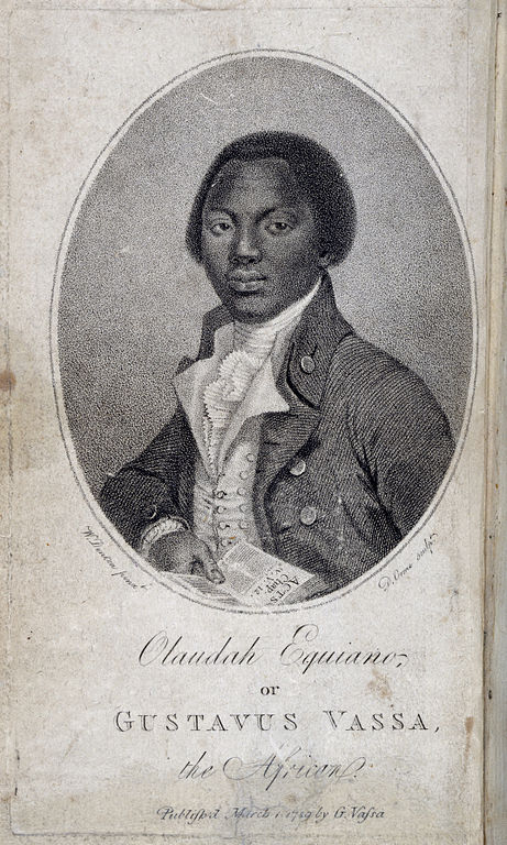 Frontispiece from The Interesting Narrative of the Life of Olaudah Equiano.