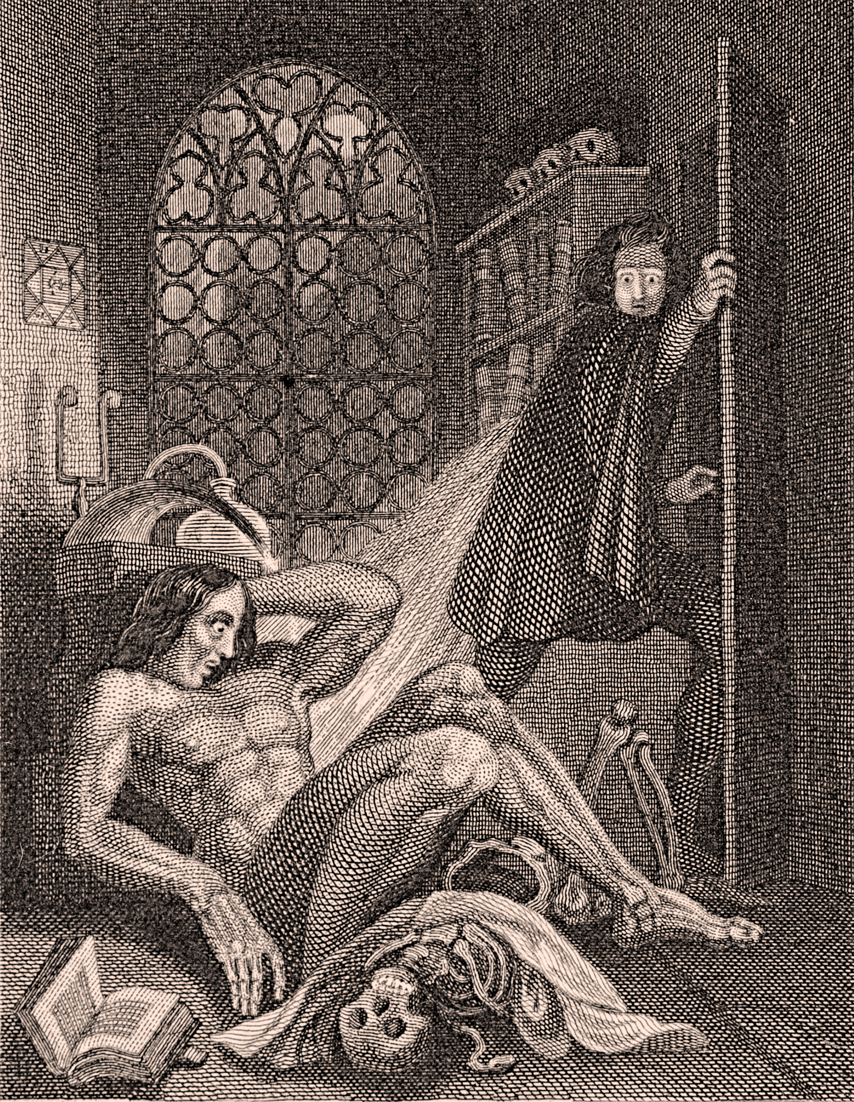 Illustration from an 1831 edition of 'Frankenstein'