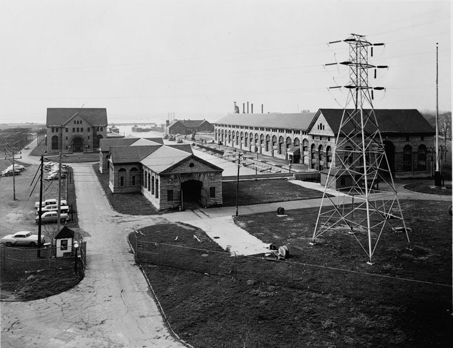 Adam's Station, the first major hydro-electric power plant in the world.