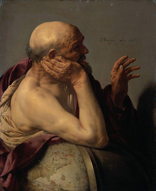 Heraclitus by Hendrick ter Brugghen.