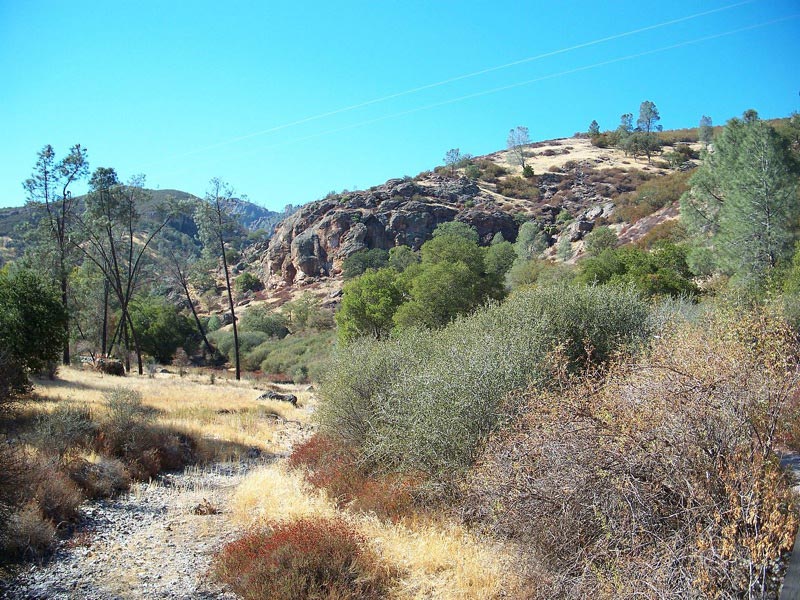 View from Bear Gulch trail. Pinnacles National Monument.