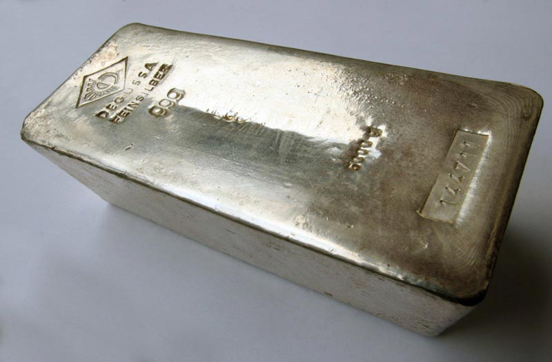 5 kg silver bar.