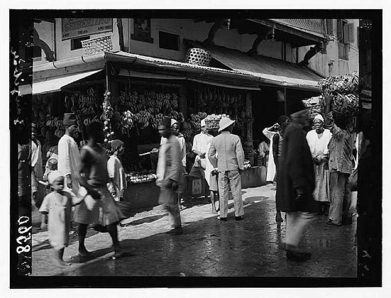 Zanzibar as a British colony, ca.1915.