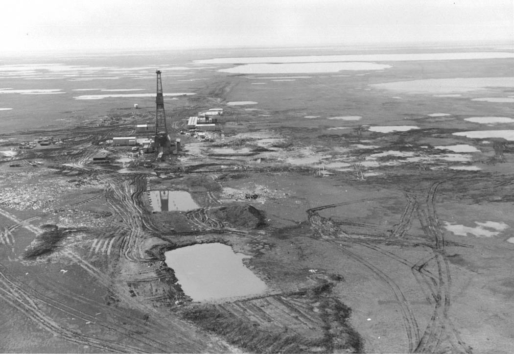 Aerial view of Prudhoe Bay "State #1."