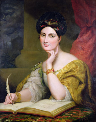 Portrait of Caroline Norton by George Hayter (n.d.)