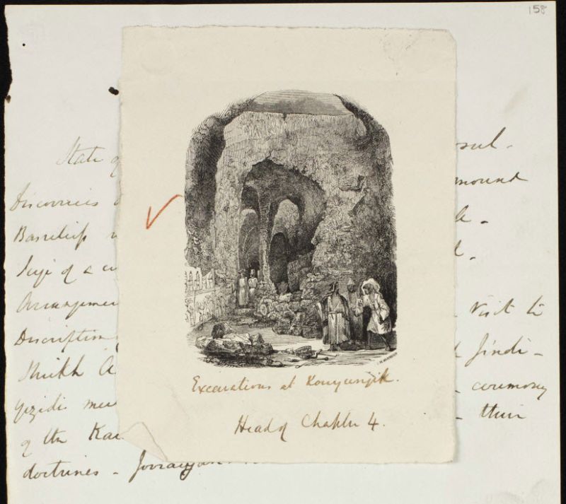 Manuscript of Layard's Discoveries in the ruins of Nineveh and Babylon (c. 1847)