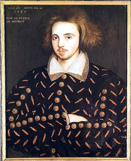 Portrait of Christopher Marlowe