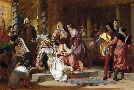 Much Ado About Nothing by Alfred Elmore 